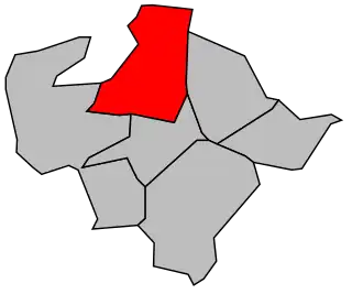 Kanton na mapě arrondissementu Boulogne-Billancourt