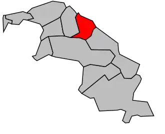 Kanton na mapě arrondissementu Nogent-sur-Marne