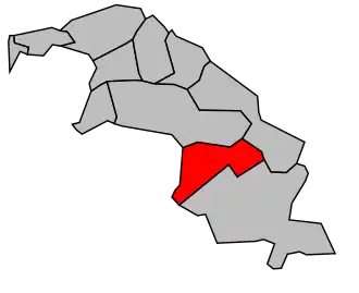 Kanton na mapě arrondissementu Nogent-sur-Marne