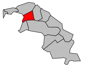 Kanton na mapě arrondissementu Nogent-sur-Marne