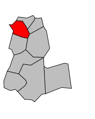 Kanton na mapě arrondissementu L'Haÿ-les-Roses