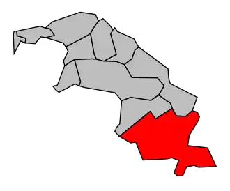 Kanton na mapě arrondissementu Nogent-sur-Marne