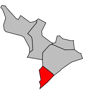 Kanton na mapě arrondissementu Argenteuil