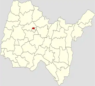 Kanton na mapě departementu Ain