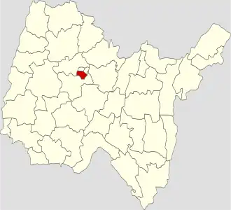 Kanton na mapě departementu Ain