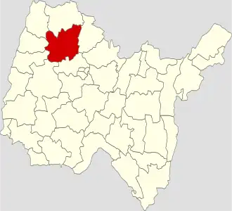 Kanton na mapě departementu Ain