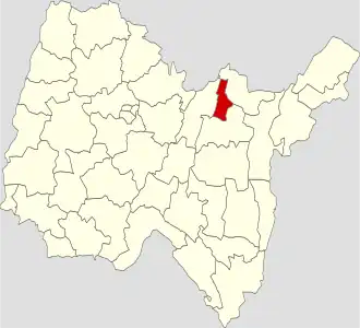 Kanton na mapě departementu Ain