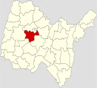 Kanton na mapě departementu Ain