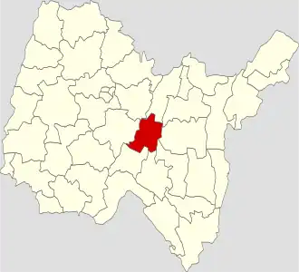 Kanton na mapě departementu Ain