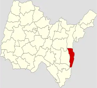 Kanton na mapě departementu Ain