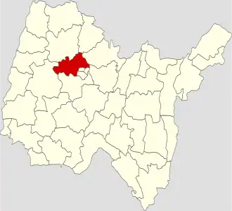 Kanton na mapě departementu Ain