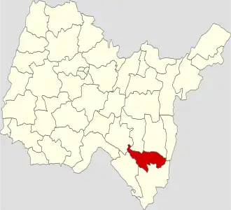 Kanton na mapě departementu Ain