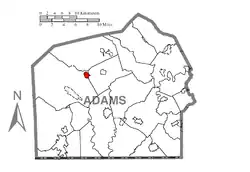 Arendtsville na mapě