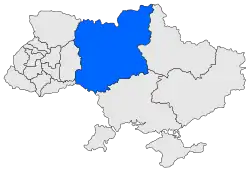 Archieparchie Kyjev–Halyč na mapě