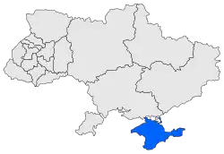 Arcibiskupský exarchát Krym na mapě