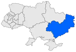 Arcibiskupský exarchát Doněck na mapě