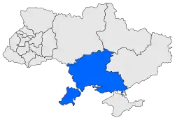 Arcibiskupský exarchát Oděsa na mapě