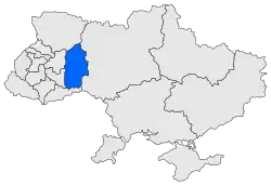 Eparchie Kamenec Podolský na mapě