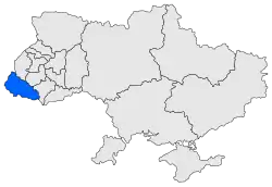 Eparchie mukačevská na mapě