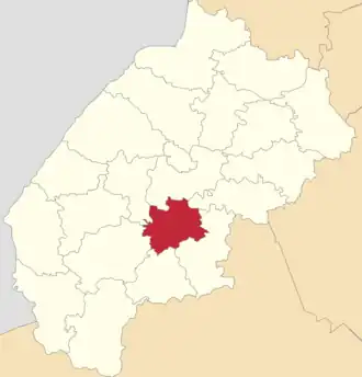 Poloha rajónu v Lvovské oblasti