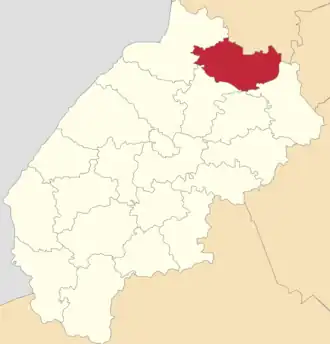 Poloha rajónu v Lvovské oblasti