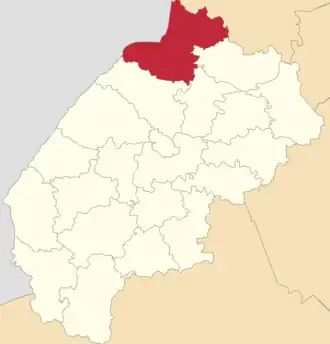 Poloha rajónu v Lvovské oblasti