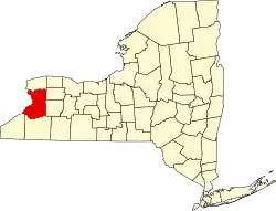 Erie County na mapě New Yorku