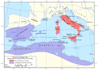 Středomoří v druhé punské válce