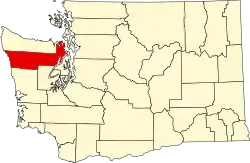 Jefferson County na mapě Washingtonu