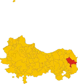 Geraci Siculo na mapě