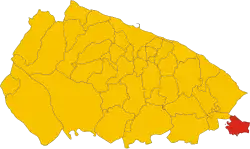 Locorotondo na mapě