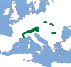 Areál rozšíření