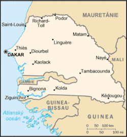 Saint-Louis na mapě