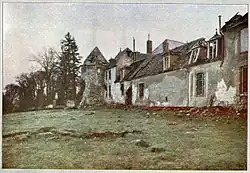 Zámek Mondement v Marais de Saint-Gond, 9. září 1914