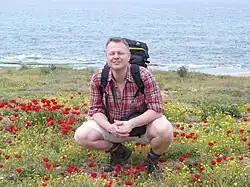 Marek Řeháček na ostrově Rujána