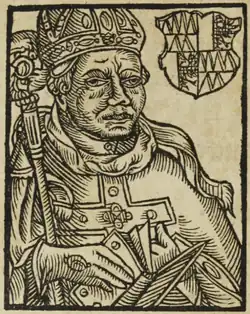 Marek Khuen (B. Paprocký, Zrcadlo slavného Markrabství moravského, 1593)