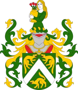 Erb vytvořen heraldikem Zdiradem J. K. Čechem