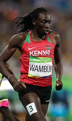 Margaret Wambuiová na olympijských hrách 2016