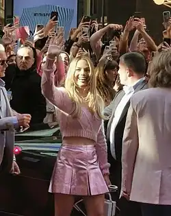 Margot Robbie na premiéře filmu v Sydney