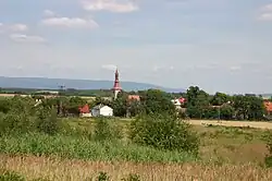 Mariánské Radčice od jihu