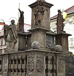 František Xaverský s Rochem, Bartolomějem a Václavem