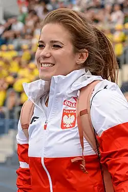 Maria Andrejczyková (10. srpna 2019)