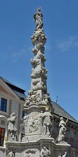 Horní část sloupu