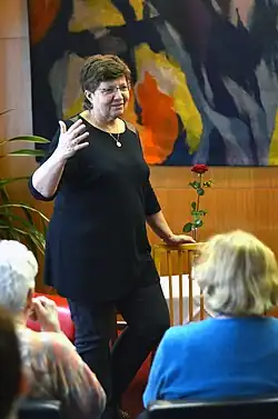 Marie Formáčková na besedě