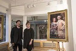 Stefanie Reinsperger a Vojta Kotek na novinářské konferenci 9.12.2019