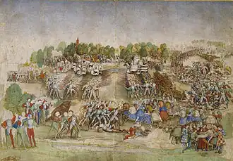 Výjev z bitvy u Marignana, 1515