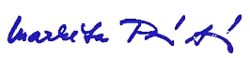 Markéta Pekarová Adamová, podpis