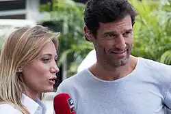 Mark Webber na Grand Prix USA 2017