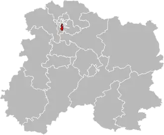 Kanton na mapě departementu Marne