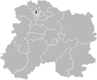 Kanton na mapě departementu Marne